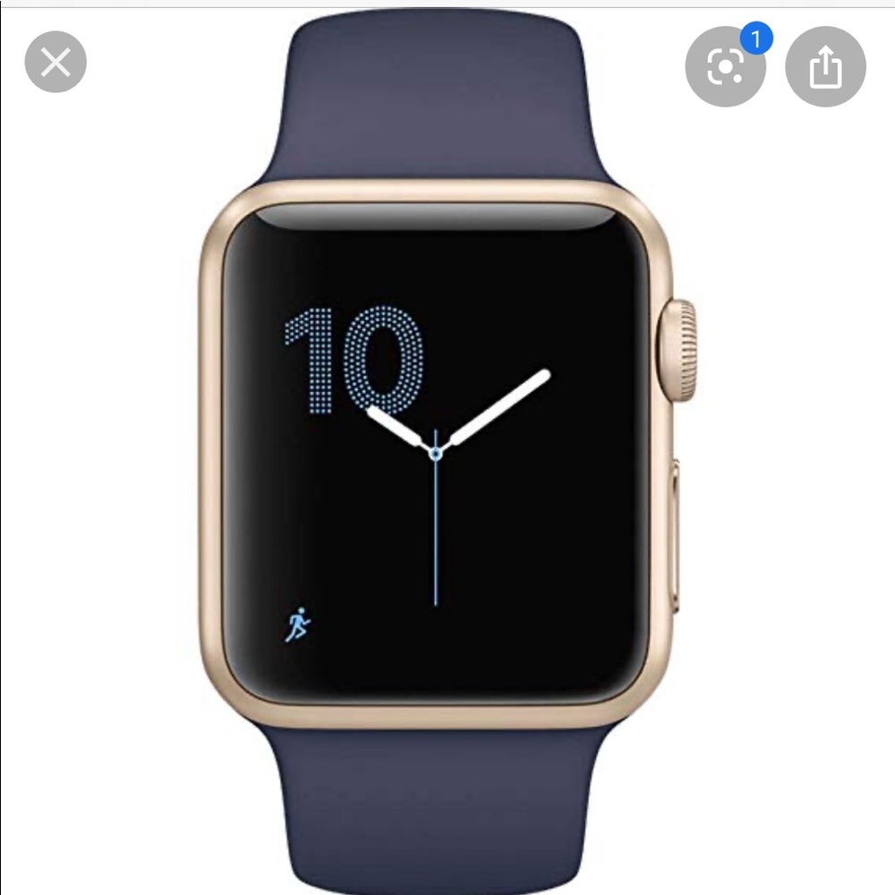 Gold Apple Watch series 1. Great condition.